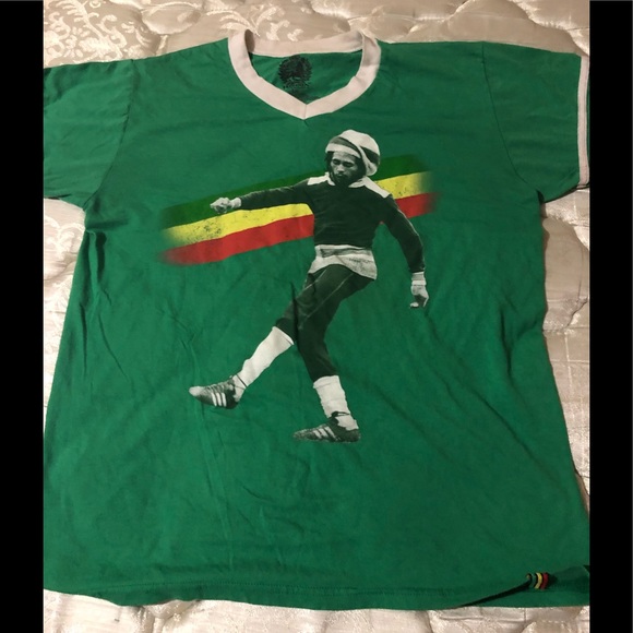 bob marley adidas t shirt